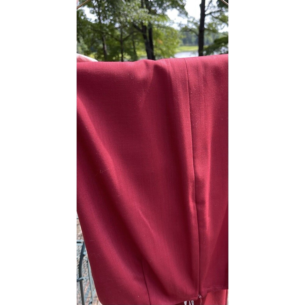 Vintage Thierry Mugler Dress Slacks Deep Red Waist 26" Made in Hungary Ladies 36